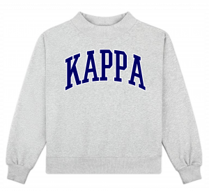 Sorority Mock Neck Sweatshirt